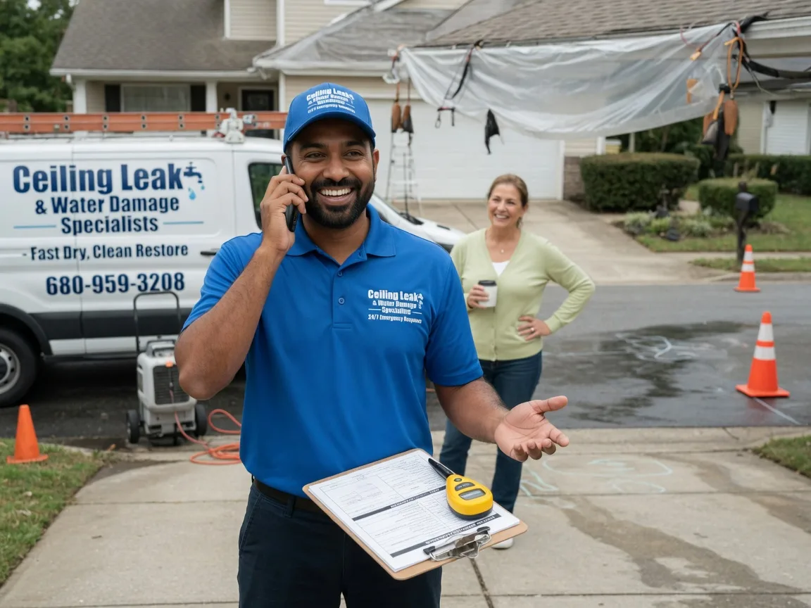 Ceiling Leak Cleanup Avoca, IA FAQs